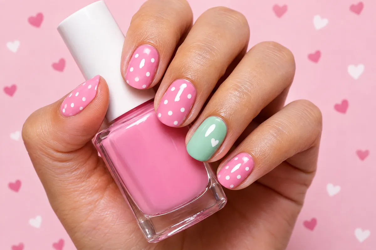 Rose bonbon et cœurs | hady